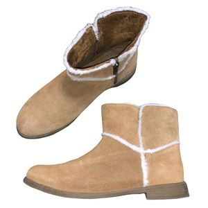 UGG Suede Wool Coletta Ankle Boots